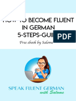 How To Become Fluent in German - 5 Steps Guide