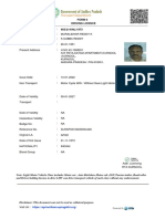 Form 6 Driving Licence 483/21/KNL/1973