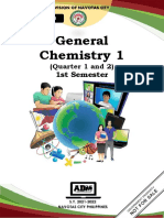 General Chemistry 1: 1st Semester