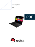 Red Hat Enterprise Linux Setup Guide: For Thinkpad P1 Gen2 Official Support of Rhel 8.0 and Later