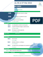 Pré-Programme de La F.O.N 2022