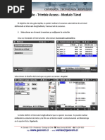 31 - Trimble - Modulo de Tunel - Escaneo Automatico y Reportes