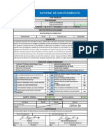 Informe de Mantenimiento (Caja de Alimentación)