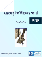 Attacking The Windows Kernel