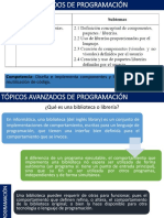 Componentes y Librerías