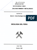 Ingemmet - Geología Del Perú