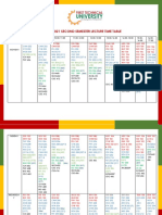 2020/2021 Second Semester Lecture Time Table: FST 302 (A13)