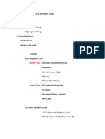 Types of Obligations According To Its Prestation Notes