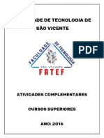 Regulamentodas Atividades Complementares FATEF