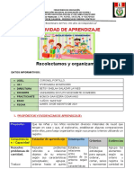 Actividad Del Lunes 23 de Agosto