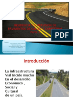 Residencia y Supervisión de Calles y Carreteras