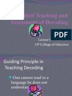 Teaching - Assessment of PA, Etc