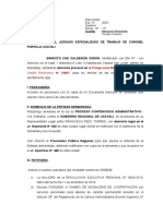 Demanda Desnatualizacion y Cambio de Modalidad contractual-ERNESTO CHE CALDERON CERON