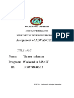 Assignment of ADVANCED JAVA: Title:-Rmi