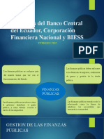 1.5 Funciones Del Banco Central Del Ecuador, Corporación Financiera Nacional y BIESS.