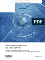 Implementation Guideline ISO-IEC 27001-2013 (Español)