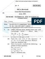 MCSE 004 Previous Year Question Papers by Ignouassignmentguru