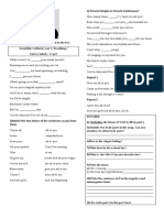 Present Simple Vs Present Continuous Worksheet