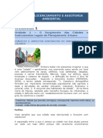 Planejamento Ambiental Organização Do Espaço Urbano 1