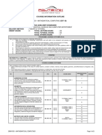 Course Outline DBM 1033 Mathematical Computing