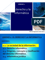 U2 - El Derecho y La Informatica