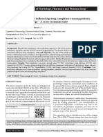 Pharmacological Factors Influencing Drug Compliance Among Patients Taking Psychotropic Drugs - A Cross-Sectional Study