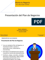 Presentacion Del Plan de Negocios