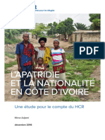 L'apatridie Et La Nationalité Ivoirienne