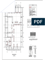 Detalle de Parapeto de Azotea: Planta 1 N.F.P +0.00