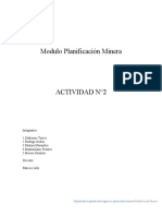 Actividad N°2 Planificacion Minera