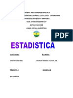 Trabajo de Estadistica