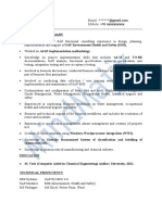 SAP EHS Sample Resume 3