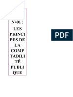 Exposé LES PRINCIPES DE LA COMPTABILITE PUBLIQUE