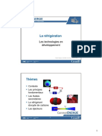 La Réfrigération: Les Technologies en Développement