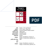 Surgery Facts and Figures by James Green, Saj Wajed Z Liborgepub