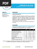 SS 4000 Ficha Tecnica