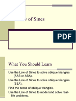 Law of Sine Cosine