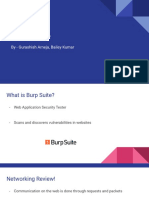 Burp Suite: by - Gurashish Arneja, Bailey Kumar