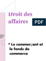 1le Commerçant Et Le Fonds de Commerce