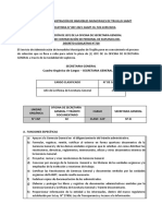 Bases de La Convocatoria para Secretaria General