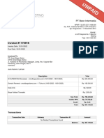 Invoice #1175916: PT Beon Intermedia