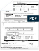 Reporte de Insatisfacciónes