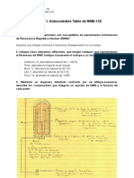 Práctica 1. Antecedentes Taller de RMN-13C