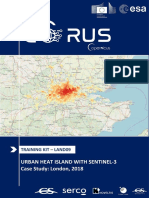 Urban Heat Island With Sentinel-3