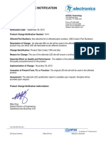 TT Electronics PCN Notice 1014 (Alternate 880 NM LED)