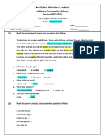 TEA-2 (1) Comprehension Revision Worksheet