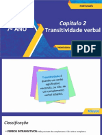 Transitividade Verbal - 7º