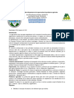 El Rol y Actividades Del Gerente en La Exportación de Productos Agrícolas