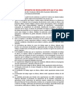 26 PUNTOS IMPORTANTES DE RESOLUCIÓN 4272 Del 27 Dic 2021