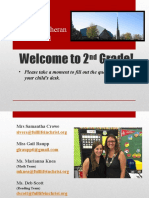 2nd Grade Orientation PPT Updated